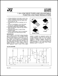 Click here to download LD1086DT25 Datasheet