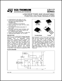 Click here to download LD1117V25C Datasheet