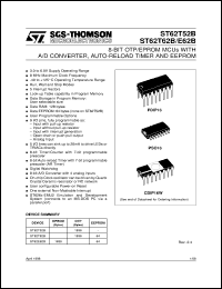 Click here to download ST6262BB3 Datasheet
