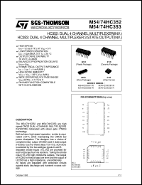 Click here to download M74HC353 Datasheet