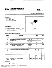 Click here to download T1213SH Datasheet