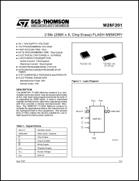 Click here to download M28F201-90K1 Datasheet
