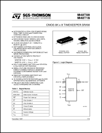 Click here to download M48T08-100MH1TR Datasheet