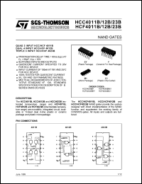 Click here to download HCF4023BC1 Datasheet