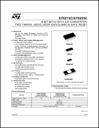 Click here to download ST6225CB1/XXX Datasheet