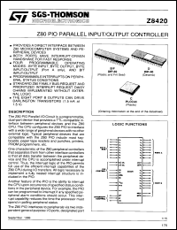 Click here to download Z8420D6 Datasheet