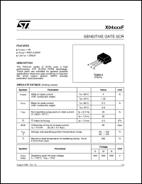 Click here to download X0403NF Datasheet