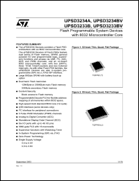 Click here to download UPSD3233BV Datasheet