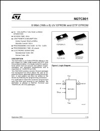 Click here to download M27C801-80B1X Datasheet