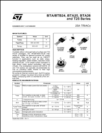 Click here to download BTB25-800B Datasheet