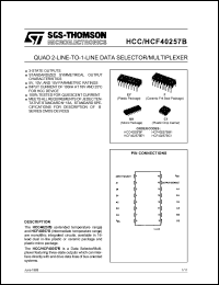 Click here to download HCC40257B Datasheet