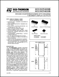 Click here to download HCC4026BM1 Datasheet