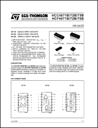 Click here to download HCC4071B Datasheet