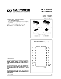 Click here to download HCC4560B Datasheet