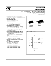 Click here to download M295V800AT70N6T Datasheet