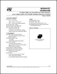 Click here to download M36W432B70ZA1T Datasheet