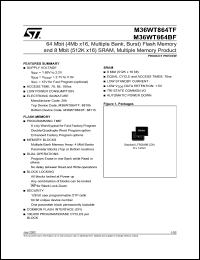 Click here to download M36WT864T85ZA6T Datasheet