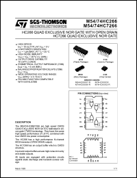 Click here to download M54HC7266 Datasheet