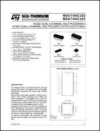 Click here to download M54HC352B1R Datasheet