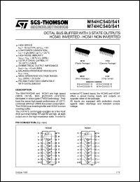 Click here to download M54HC540B1R Datasheet