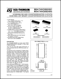 Click here to download M54HC693 Datasheet