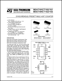 Click here to download M54HCT162 Datasheet