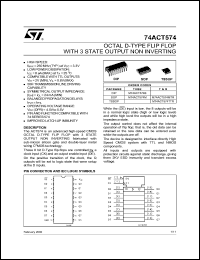 Click here to download M74ACT574MTR Datasheet