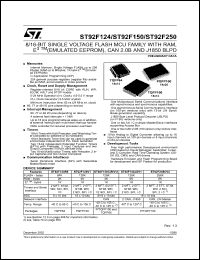 Click here to download ST92150V9TC Datasheet