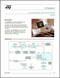 Click here to download STV0297J Datasheet