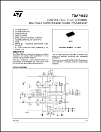 Click here to download TDA7463D Datasheet