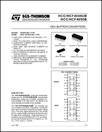 Click here to download HCF4050BM1 Datasheet