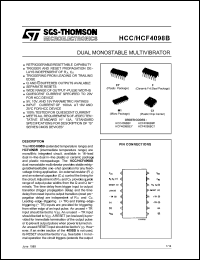 Click here to download HCF4098BM1 Datasheet