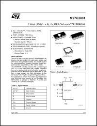 Click here to download M27C2001-15B6TR Datasheet