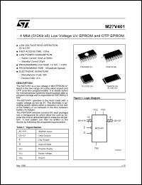 Click here to download M27V401-120B6TR Datasheet