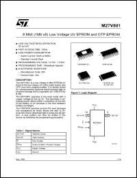 Click here to download M27V801-200P1TR Datasheet
