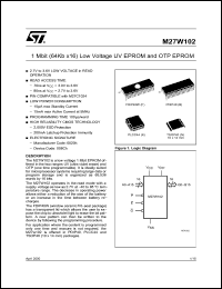 Click here to download M27W102-100N6TR Datasheet