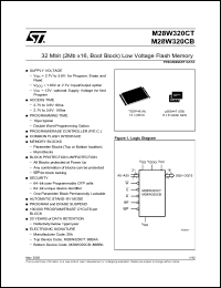 Click here to download M28W320CB100N6T Datasheet