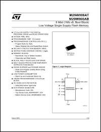 Click here to download M29W008AT120N6T Datasheet