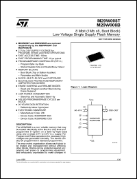 Click here to download M29W008B-100N1TR Datasheet