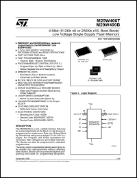 Click here to download M29W400B-100N6TR Datasheet