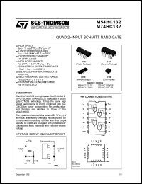 Click here to download M74HC132C1R Datasheet