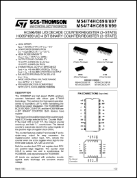 Click here to download M74HC696C1R Datasheet