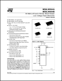 Click here to download M58LW064BT Datasheet