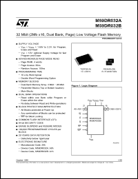 Click here to download M59DR032E100ZB1T Datasheet