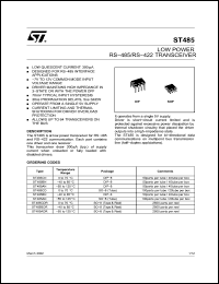 Click here to download ST485A Datasheet