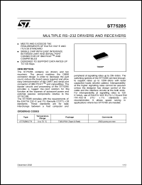 Click here to download ST75285 Datasheet