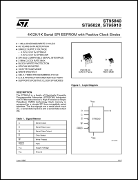 Click here to download ST95020WB6TR Datasheet