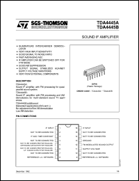 Click here to download TDA4445 Datasheet