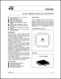 Click here to download TSA1002IFT Datasheet