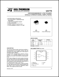 Click here to download UA776MD Datasheet